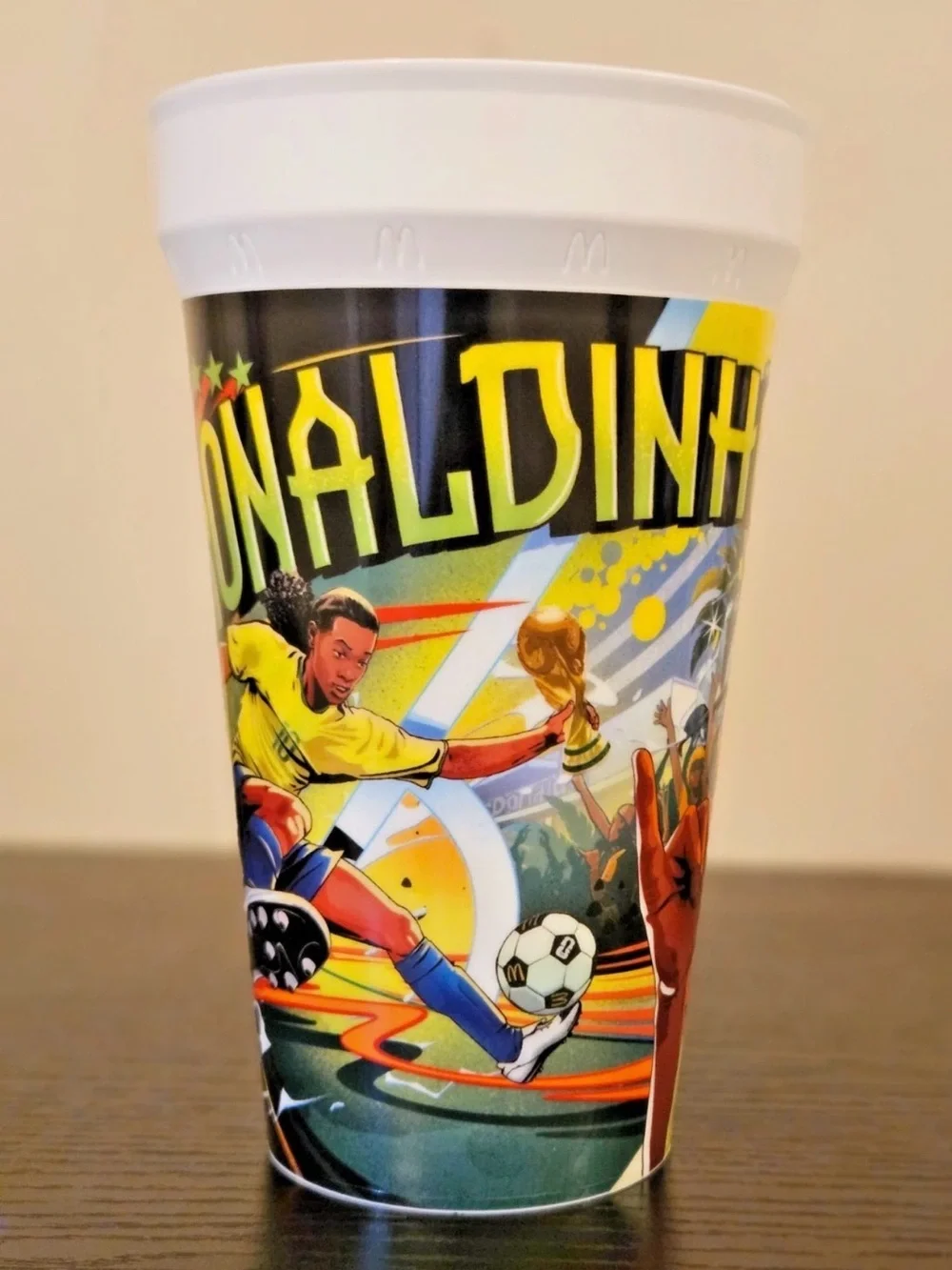 2026 McDonald's FIFA World Cup Ronaldinho Brazil Soccer Collector Cup McDonald's